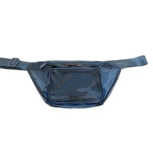Morphe Blue Transparent Fanny Pack